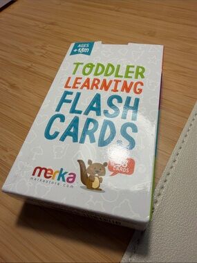 Merka Toddler Learning Flash Cards